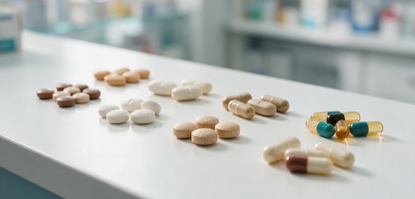 Le diverse alternative al Viagra a confronto in farmacia.