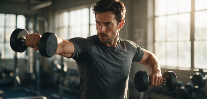 Allenamento con i pesi e sonno regolare per aumentare il testosterone.